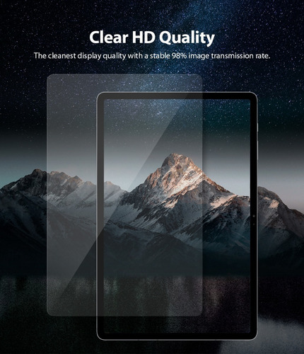 Imagen 10 de 10 de Vidrio Templado Ringke Samsung Tab S7 Plus Gorilla Glass