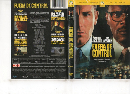 Fuera De Control (2002) - Dvd Original - Mcbmi