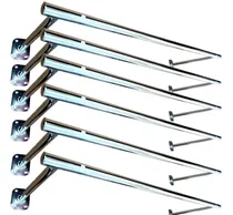 Comprar 6 Araras De Parede Luxo Cromada  1 Metro Cada+++