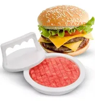Comprar Prensa Molde Para Hamburguesas Caseras Hamburguesero Manual Color Blanco