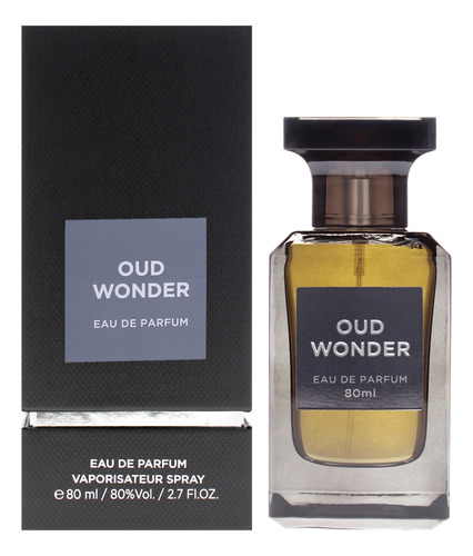 Fragrance World Oud Wonder Eau De Parfum Para Mí, 80 Ml