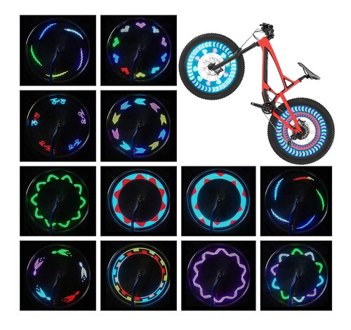 Luces De Rueda De Bicicleta (paquete De 2 Neumticos), Luces