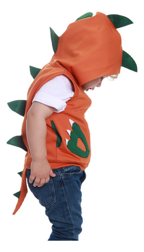 Fantasia Dinossauro Laranja E Verde - Comfy - Quimera Kids