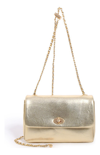 Elegante Bolso De Noche Tipo Bandolera Con Cierre De Cadena