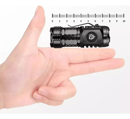 Lanterna Mini Flash Super Power De Três Olhos Lanterna