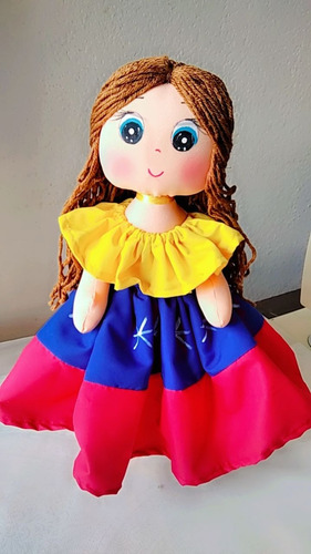 Hermosas Muñecas Traje Típico De Venezuela