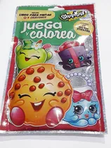 Comprar Libro Juega Y Colorea Shopkins Stickers Crayones Pintar