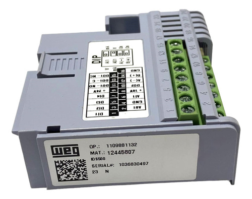 Módulo De Expansão Plug-in Weg Cfw500-ios 12445807 220/380v