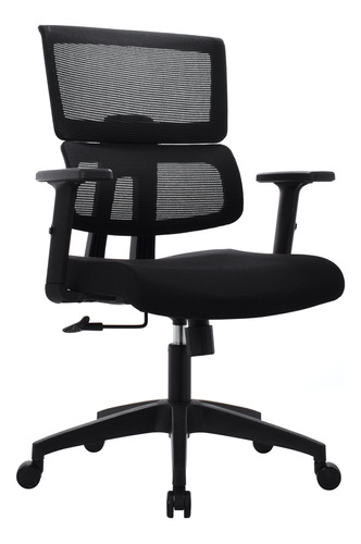 Silla De Escritorio Flip Basculante Negro Bonno