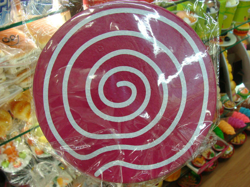 1 Disc Diameter About 20cm Pink - Lifelike Food Props Large