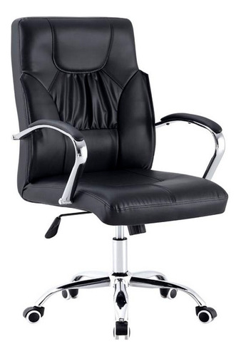 Silla de escritorio Smart Tech FO572 ergonómica negra