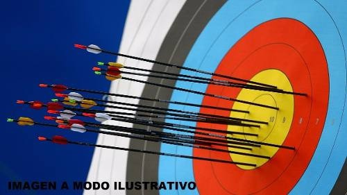 Imagen 5 de 10 de Blanco Arqueria Fita Color 40cm X 40cm X40 Arco Flecha Swat