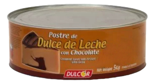 Postre De Dulce De Leche Con Chocolate Dulcor De 5kg