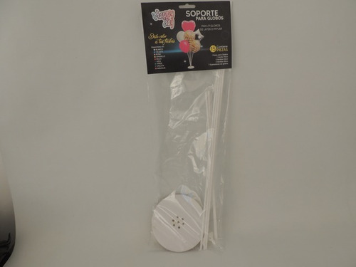 Imagen 2 de 6 de Base De Globos Soporte Exhibidor Para Globos Plástico 70cm