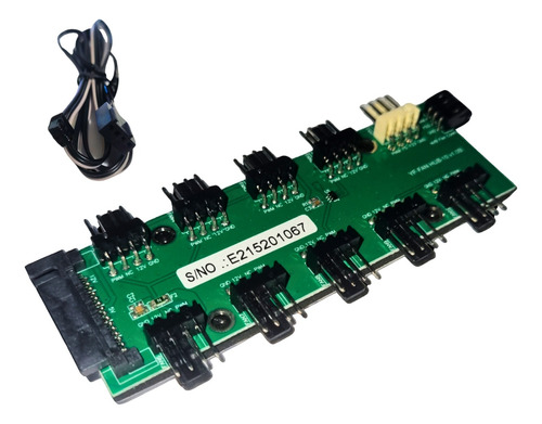 Fan Hub Splitter Cooler Fan Pwm 4 Pinos Divisor 10 Fans 