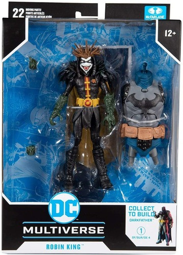 Imagen 9 de 10 de Mcfarlane Figura Robin King Articulada Dc Batman Multiverso Dark Nights Escala 18cm Original