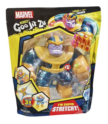Imagen 3 de 5 de Figura Goojitzu Marvel Thanos De Lujo Bandai