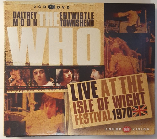 Cd The Who - Libe At The Isle 1970 - 2cds Y Dvd