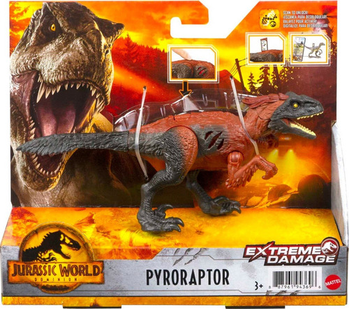 Dinosaurio Jurassic World Dominion Pyroraptor Original
