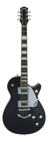 Guitarra eléctrica Gretsch Electromatic G5220 Jet BT de caoba black brillante con diapasón de nogal negro