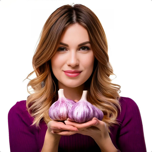 Kit Batata Branca Inglesa 5kg E Alho Roxo 500gr Saco
