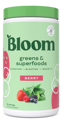 Bloom Nutrition Green Superfood | Super Greens Powder Juice