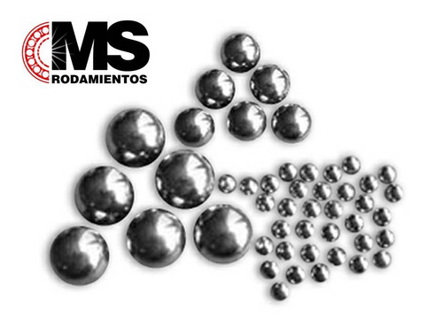 Bolillas Acero Carbono 7/32 (5.56mm) X1000pcs Ms Rodamientos