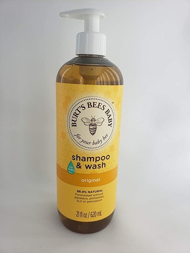 Burt&#39;s Bees Baby Bee Champú Y Body Wash  21 Oz  .