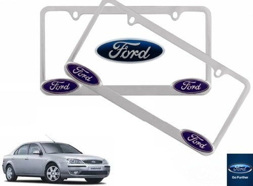 Par Porta Placas Ford Mondeo 2.5 2004 Original