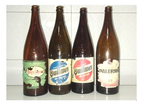 Botellas Cervezas Antiguas Quilmes Palermo Bieckert (Usado)