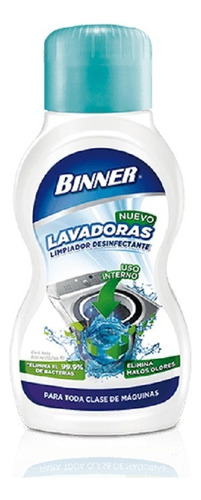 Limpiador Desinfectante De Lavadoras Binner 300 Ml 