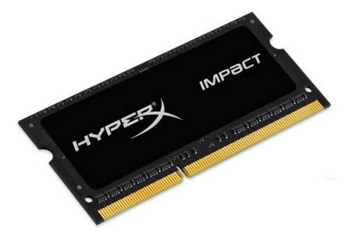 Imagen 2 de 2 de Memoria RAM Impact color negro 8GB 1 HyperX HX316LS9IB/8
