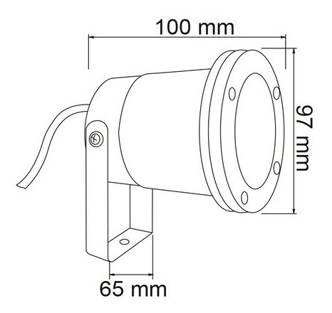 Imagen 5 de 9 de Lámpara Ext. Sumergible Luz Suave 50w 60hz Tecnolite H-505/n