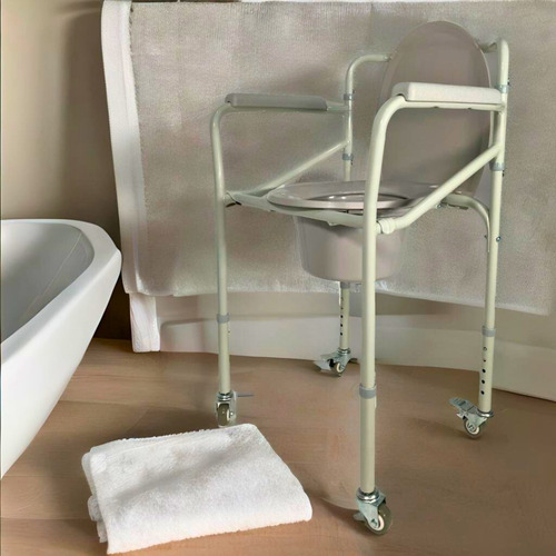 Silla Cómodo Plegable Con Ruedas