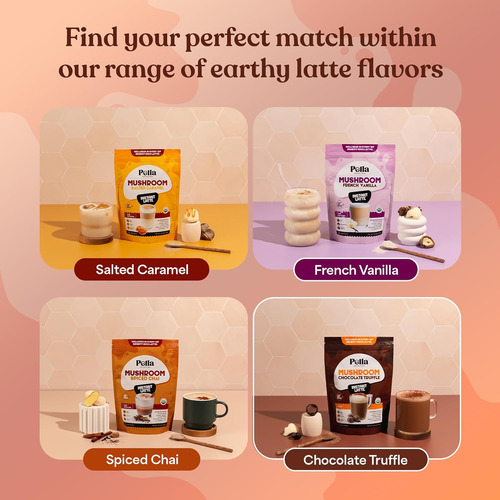 Latte Instantáneo Con Trufa De Chocolate Orgánico Con Mezcla