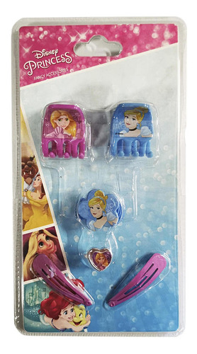 Set Disney Princesas Pinches Para El Pelo - Comercial Belsan Color Multicolor