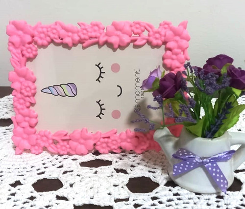 Porta Retrato Quadro 10x15 Vertical Horizontal Flores Rosa