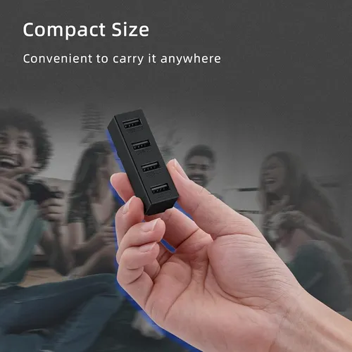 Mcbazel Hub Usb 2.0 4 Puertos Para Xbox Series X/s Negro