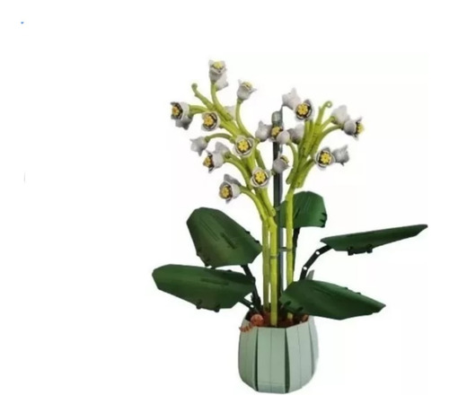 Flor Maceta Orquídeas Para Armar Set Bloques De Construcción