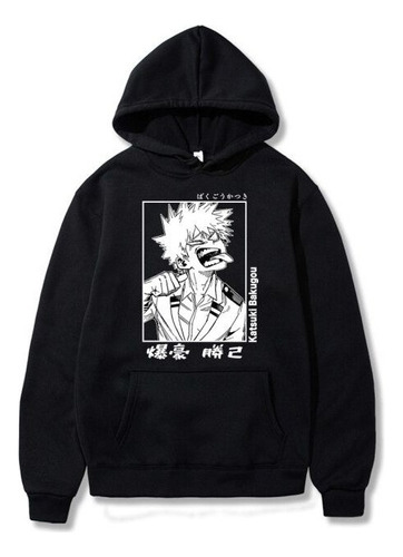 Sudadera De Anime Japonés Bakugou Katsuki Suéter Con Estamp