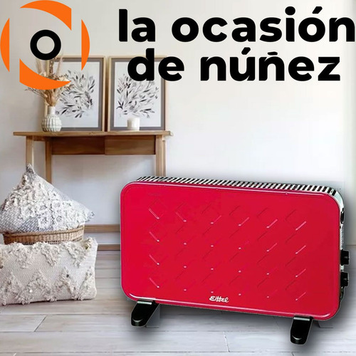 Imagen 3 de 6 de Caloventor Convector Eiffel Electrico 1000/2000w Calefactor