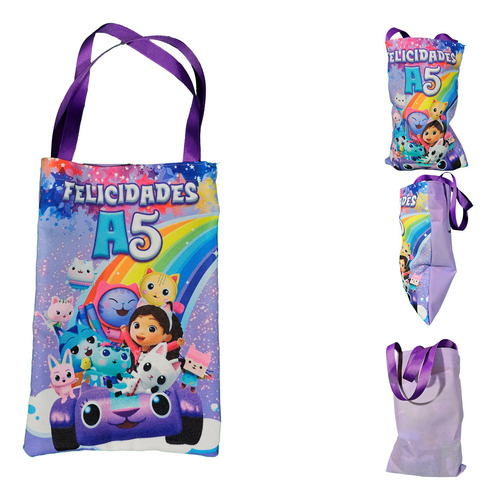 15 Dulceros Bolsita La Casa De Muñecas De Gabby Mod 3 Fiesta Lila La Casa De Juguetes De Gabby Mod3