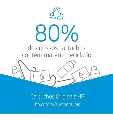 Imagem 10 de 10 de Kit Cartuchos Originais Hp 664 Preto + Color Deskjet 2676