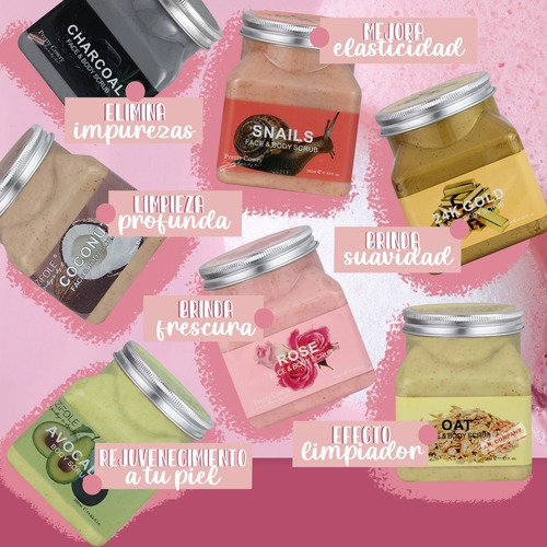 Imagen 5 de 6 de Exfoliante Corporal Cara Y Cuerpo 350 Ml Vitamina Zi-1007