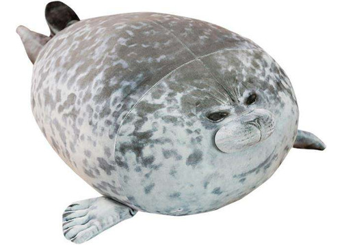 Peluche De Foca, Almohada Bonita, Cómoda Y Suave  40 Cm