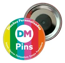 Comprar Imán Botón Por 10 Unidades Personalizados 55mm. Dm Pin