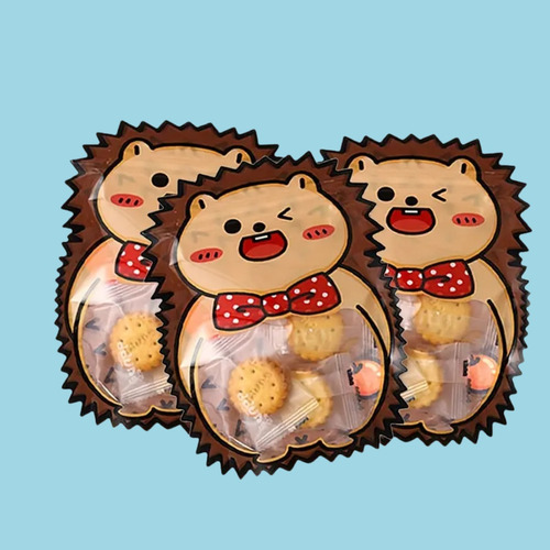 10 Bolsas Resellables Multiusos Para Dulces Animalitos Bolsas Animal