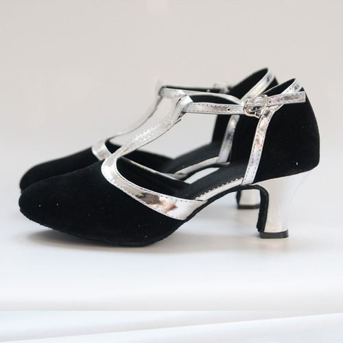 Mujer Sandalias Zapatos Ballroom Tango Baile Latino Lentejue