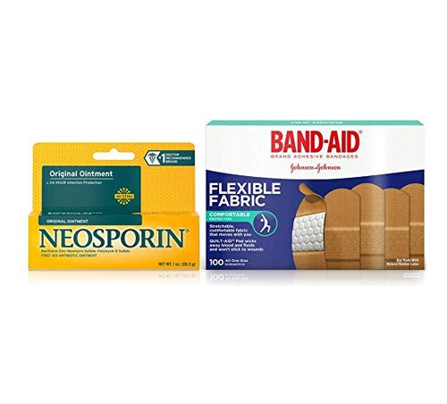 Band Aid Marca Flexible Tela Vendajes Adhesivos Para El Cuid