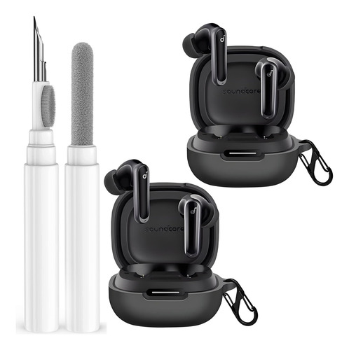 2pcs Funda Protectora Para Anker Soundcore P40i + Limpiador